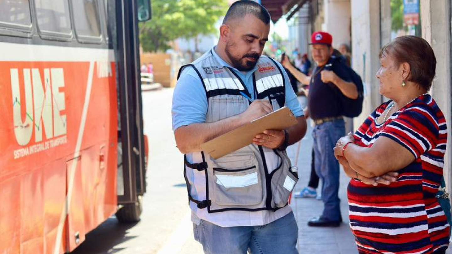 Verifica Contraloría Sonora sistema de transporte público y centros de credencialización